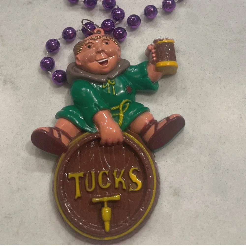 8 Vintage Mardi Gras Beads Lot Y2K Bacchus Pegasus Saturn‎ Orpheus Tucks Krewes